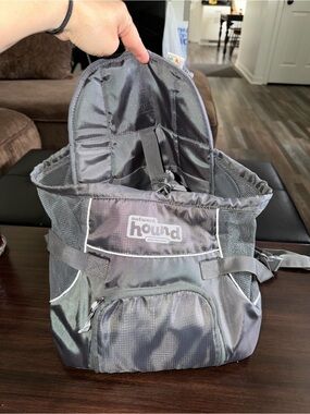 Outward Hound Gray Pet Travel Backpack Carrier